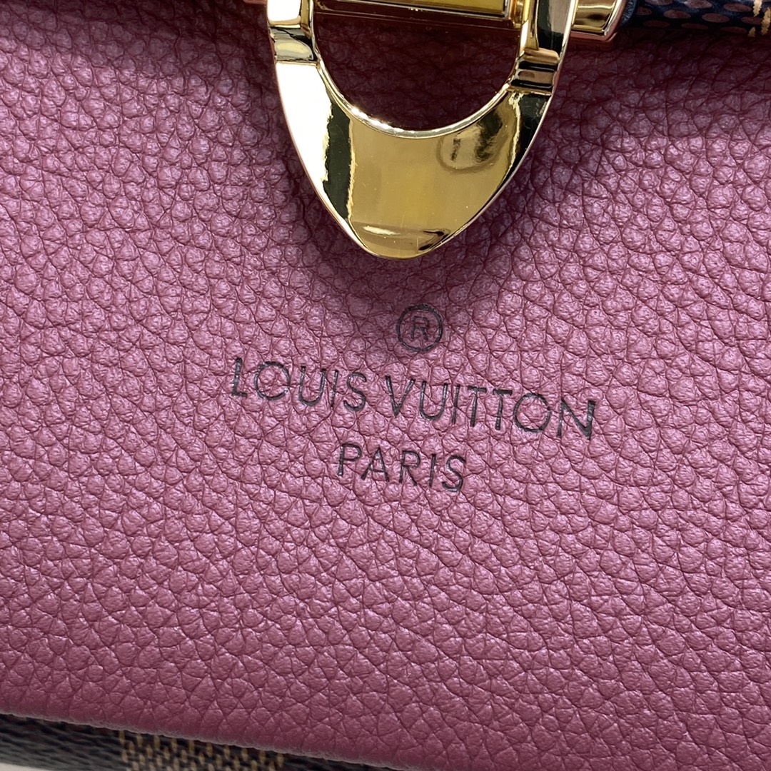 Louis Vuitton VAVIN PM Handbag Damier Ebene N40109 Bordeaux